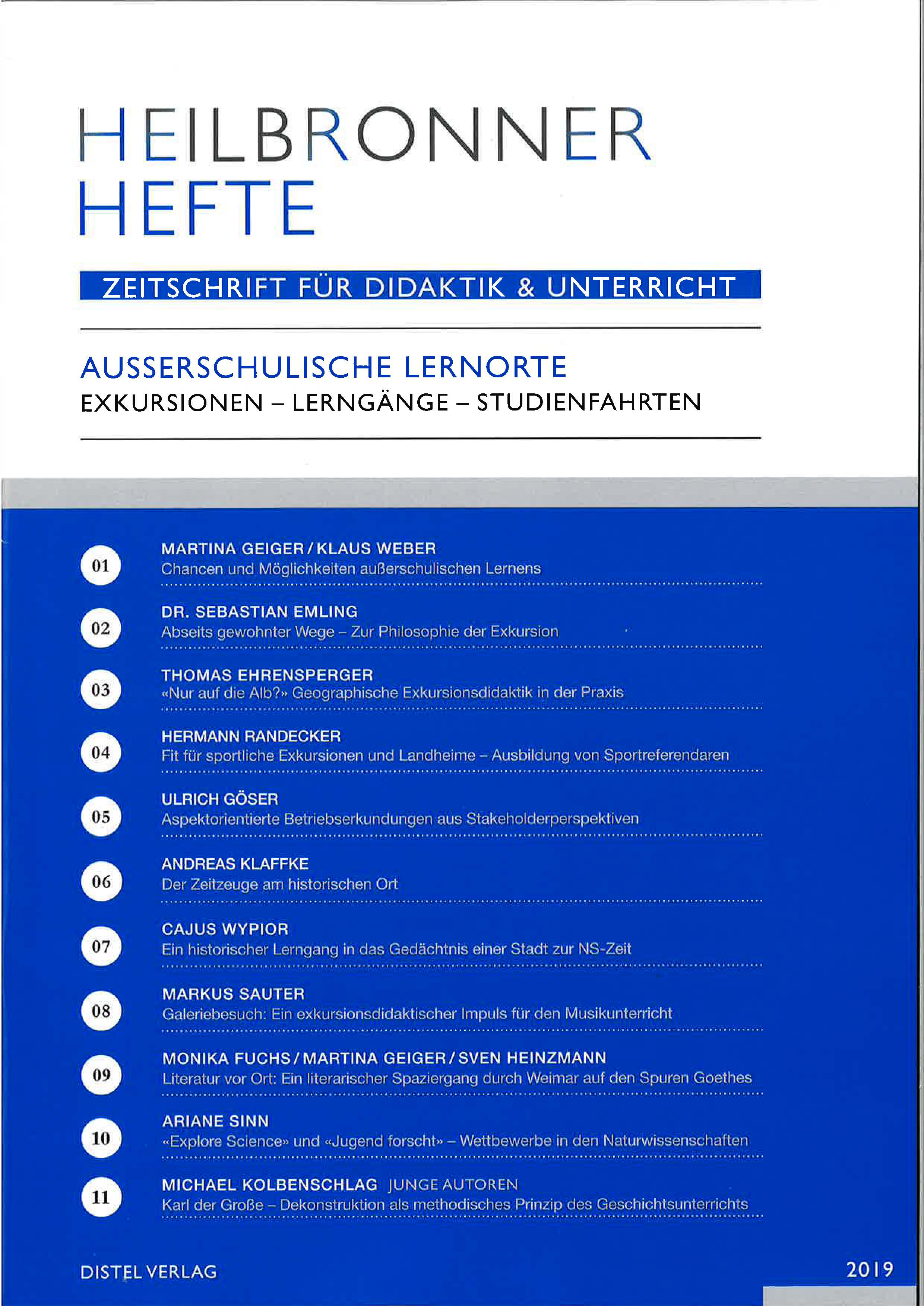 Heilbronner Hefte 20219