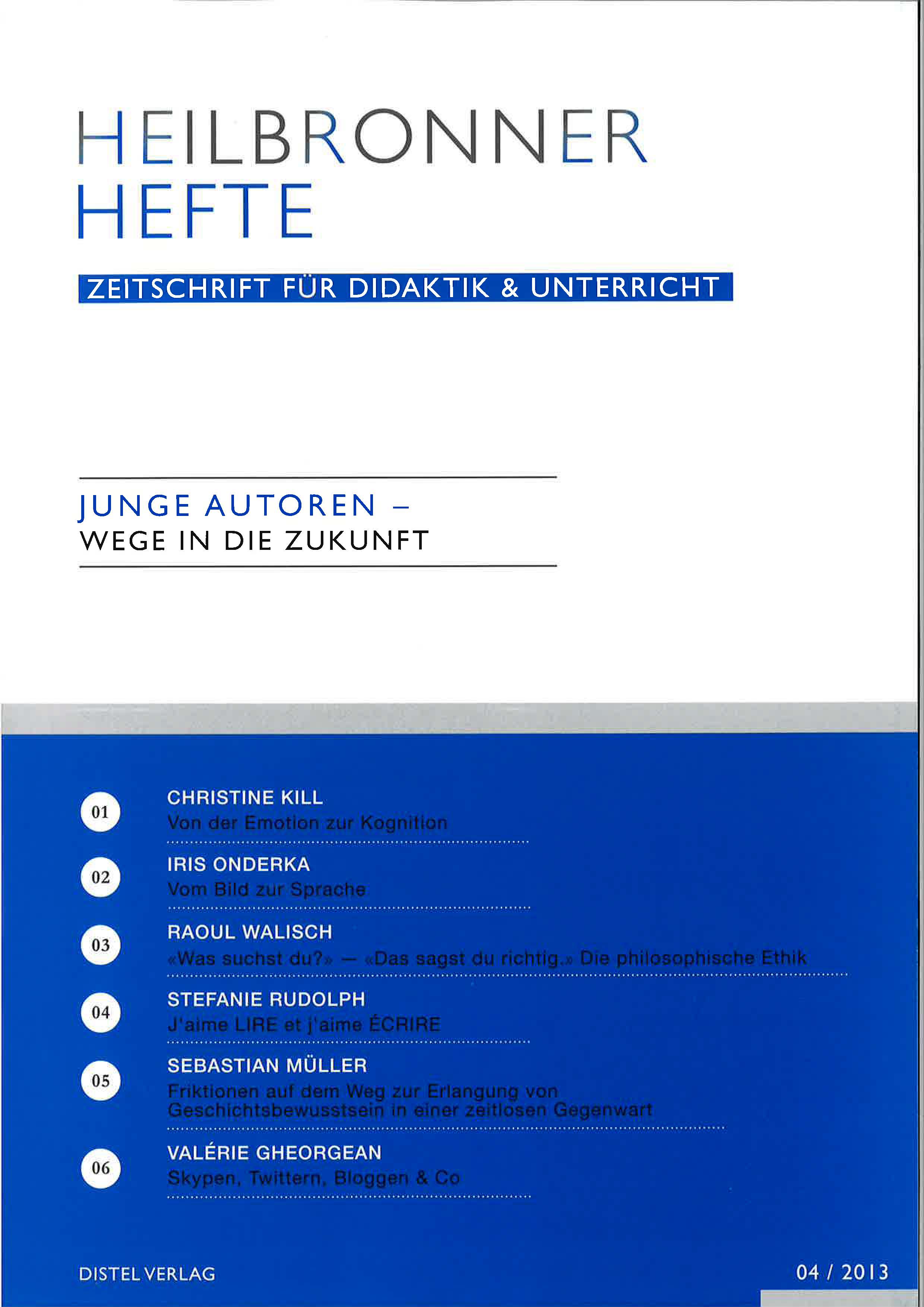 Heilbronner Hefte 2013