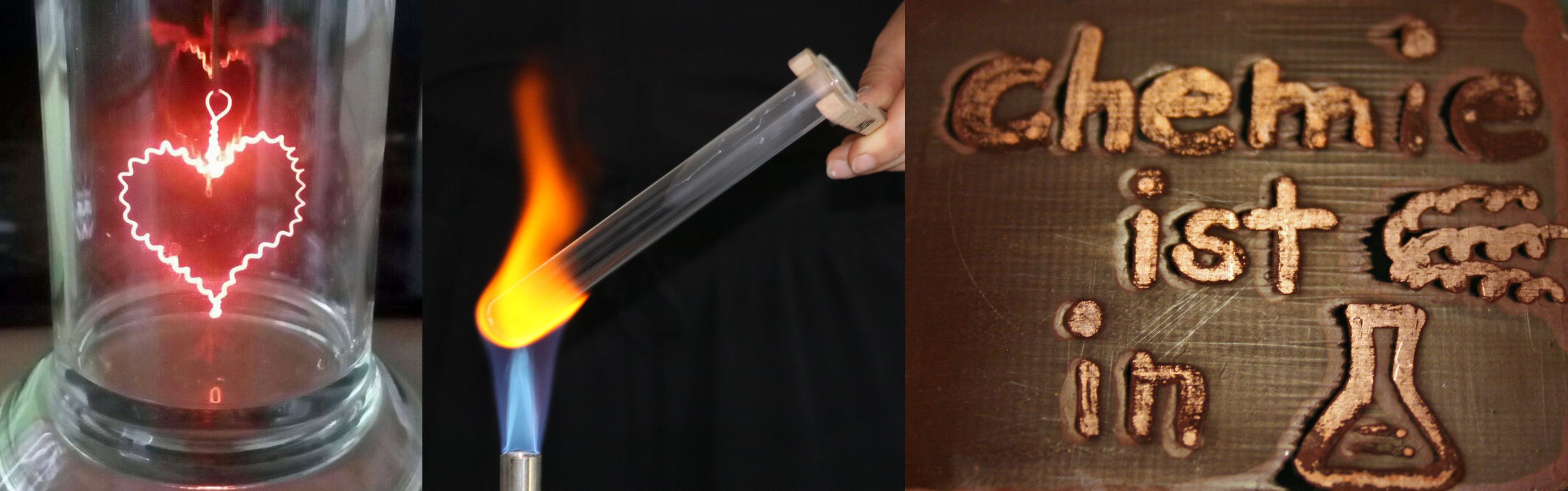 Collage Bilder zu Chemie