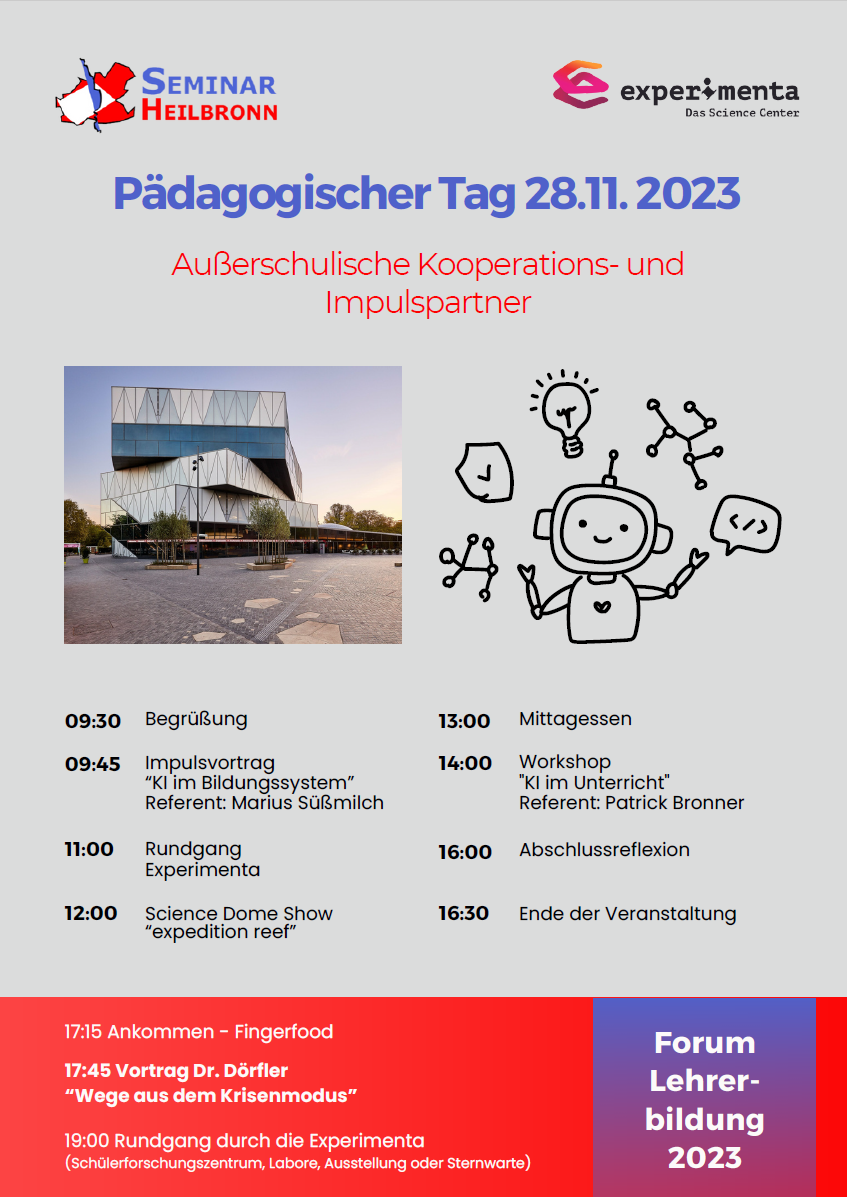 Flyer pädagogischer Tag