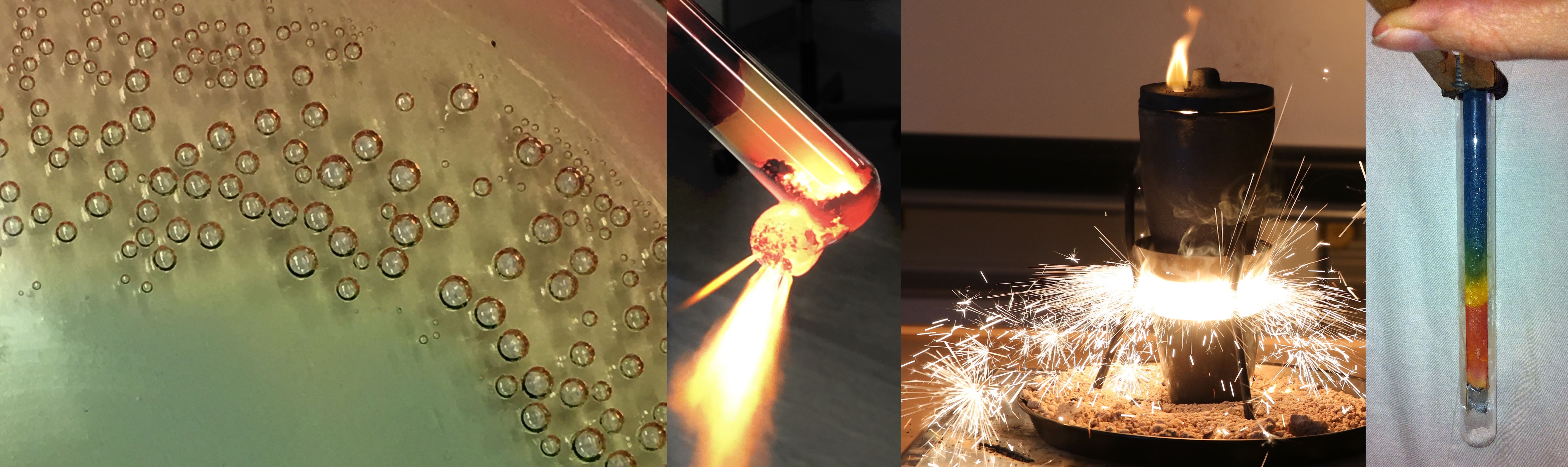 Chemie Collage Experimente