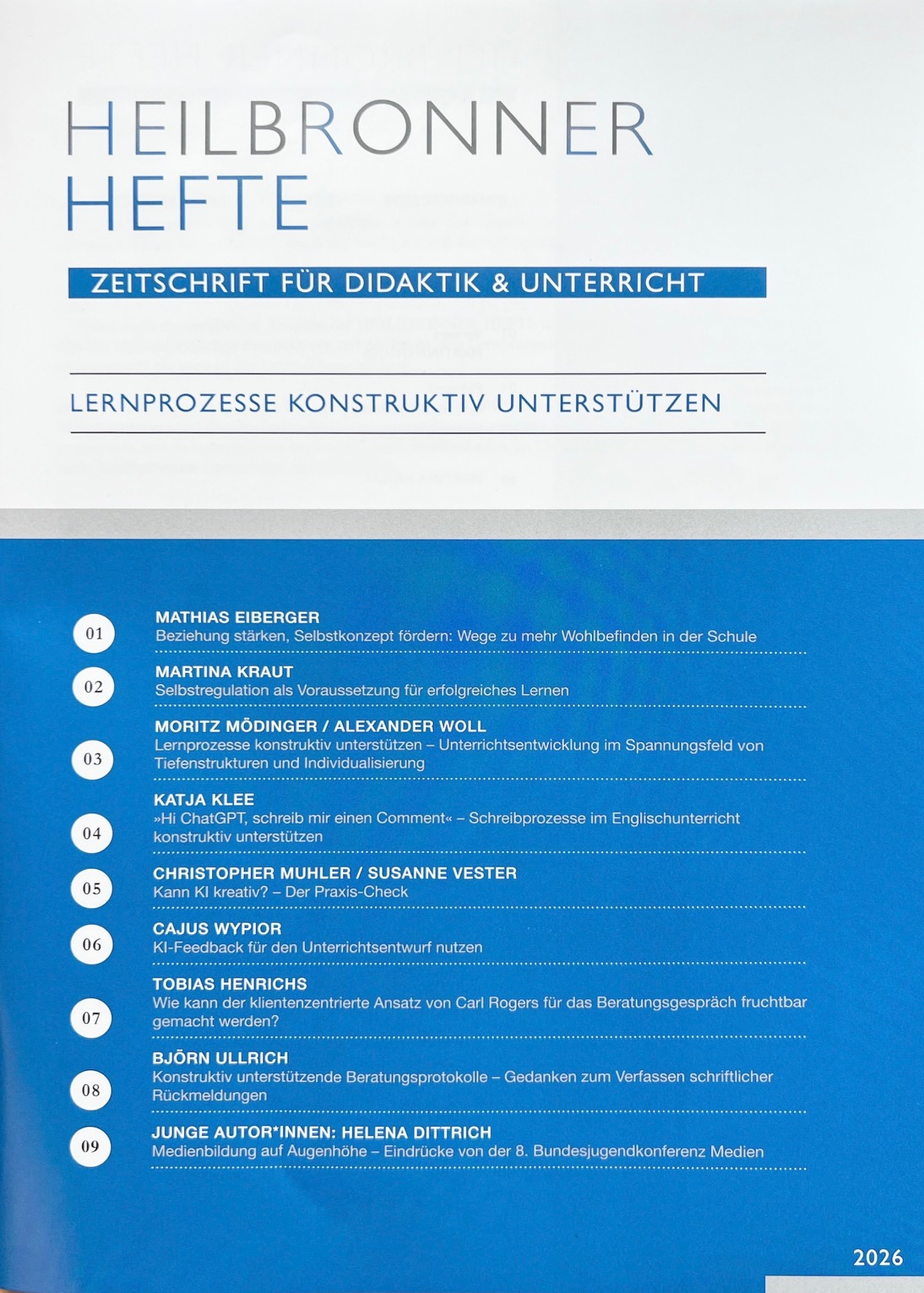 Heilbronner Heft 2025