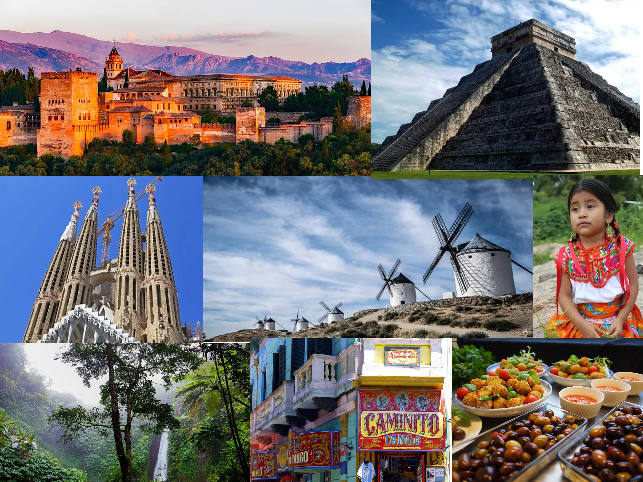 Collage Fach Spanisch