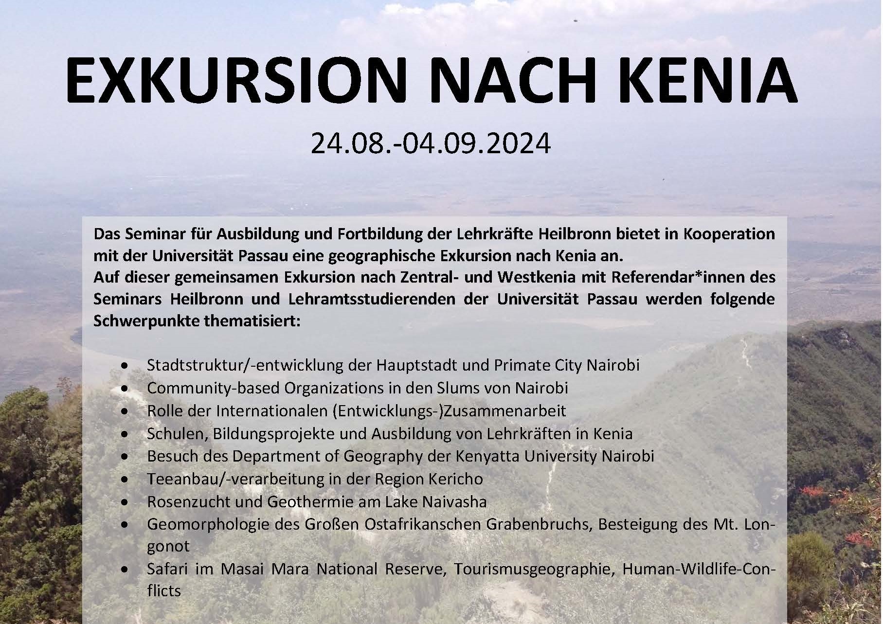 Kenia Exkursion